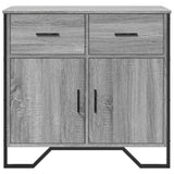 Buffet sonoma gris 79,5x35,5x74,5 cm bois d'ingénierie