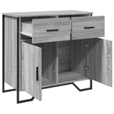 Buffet sonoma gris 79,5x35,5x74,5 cm bois d'ingénierie