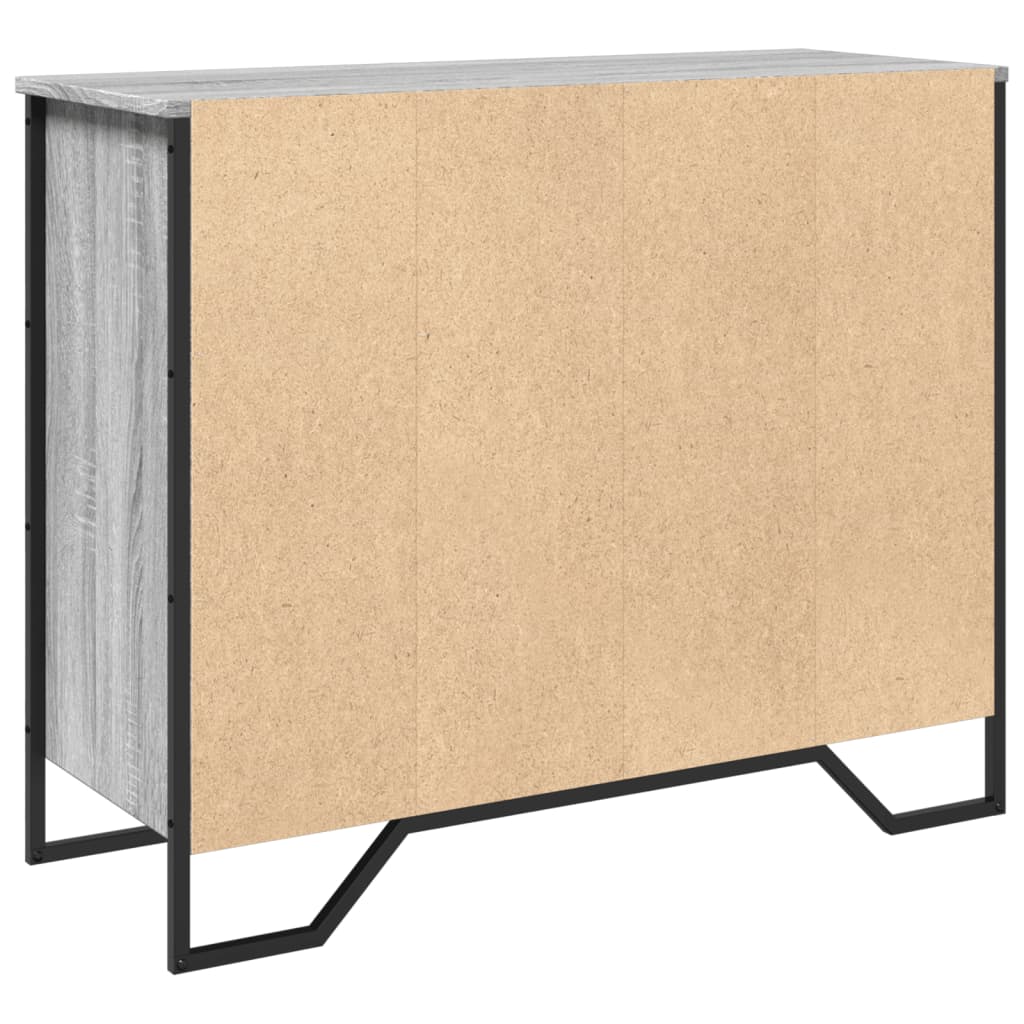 Sonoma gray sideboard 91x35.5x74.5 cm engineered wood