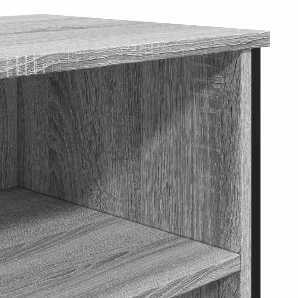 Buffet sonoma gris 91x35,5x74,5 cm bois d'ingénierie