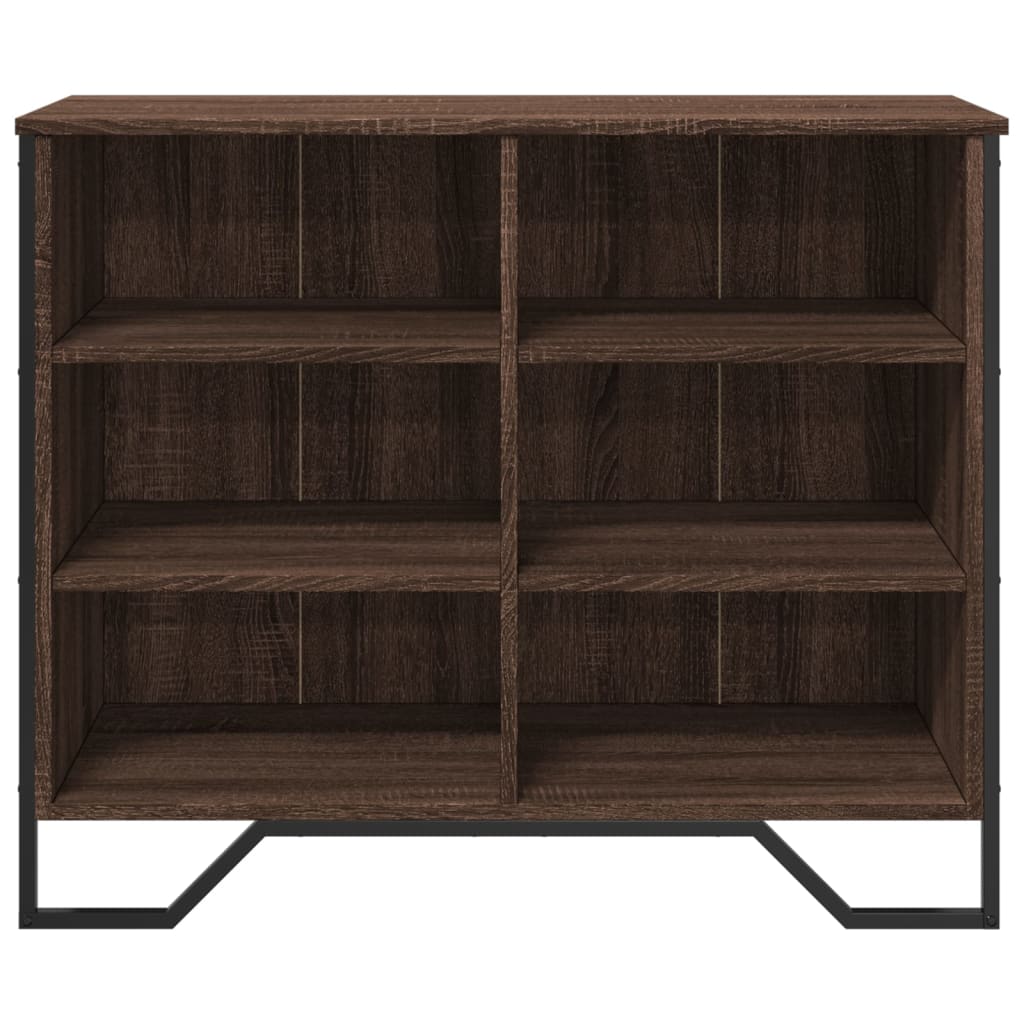 Brown oak sideboard 91x35.5x74.5 cm engineered wood