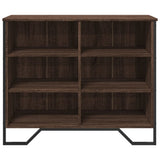 Brown oak sideboard 91x35.5x74.5 cm engineered wood