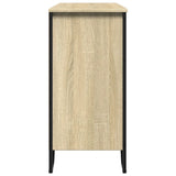 Sonoma oak sideboard 101x35.5x74.5 cm engineered wood