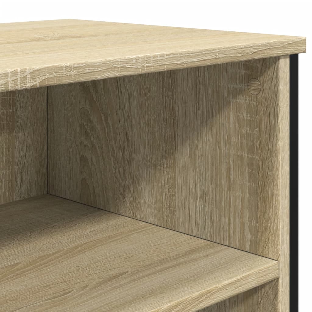 Sonoma oak sideboard 101x35.5x74.5 cm engineered wood