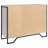 Sonoma graues Sideboard 101 x 35,5 x 74,5 cm, Holzwerkstoff