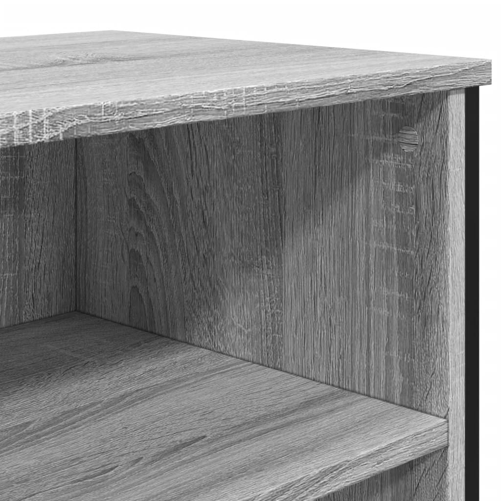 Sonoma graues Sideboard 101 x 35,5 x 74,5 cm, Holzwerkstoff