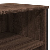 Brown oak sideboard 101x35.5x74.5 cm engineered wood