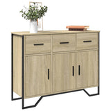 Buffet chêne sonoma 97x32,5x74,5 cm bois d'ingénierie