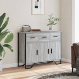 Sonoma gray sideboard 97x32.5x74.5 cm engineered wood