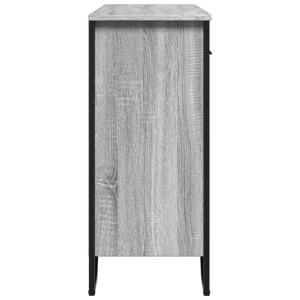 Buffet sonoma gris 97x32,5x74,5 cm bois d'ingénierie