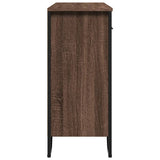 Buffet chêne marron 97x32,5x74,5 cm bois d'ingénierie