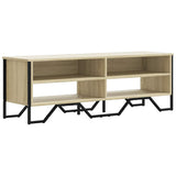 Meuble TV chêne sonoma 122x34x41 cm bois d'ingénierie