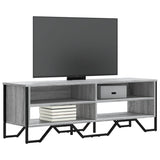 Meuble TV sonoma gris 122x34x41 cm bois d'ingénierie