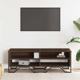 Meuble TV chêne marron 122x34x41 cm bois d'ingénierie