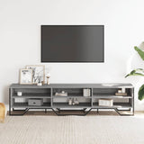 Meuble TV sonoma gris 180x34x41 cm bois d'ingénierie