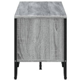 Sonoma gray TV cabinet 180x34x41 cm engineered wood