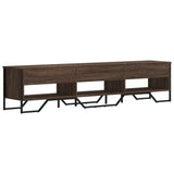 Meuble TV chêne marron 180x34x41 cm bois d'ingénierie