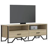 Meuble TV chêne sonoma 122x34x41 cm bois d'ingénierie