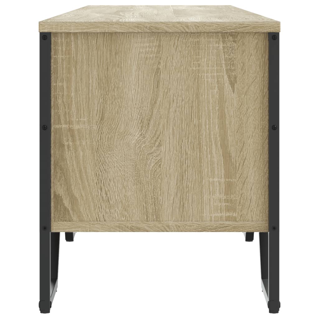 Meuble TV chêne sonoma 180x34x41 cm bois d'ingénierie