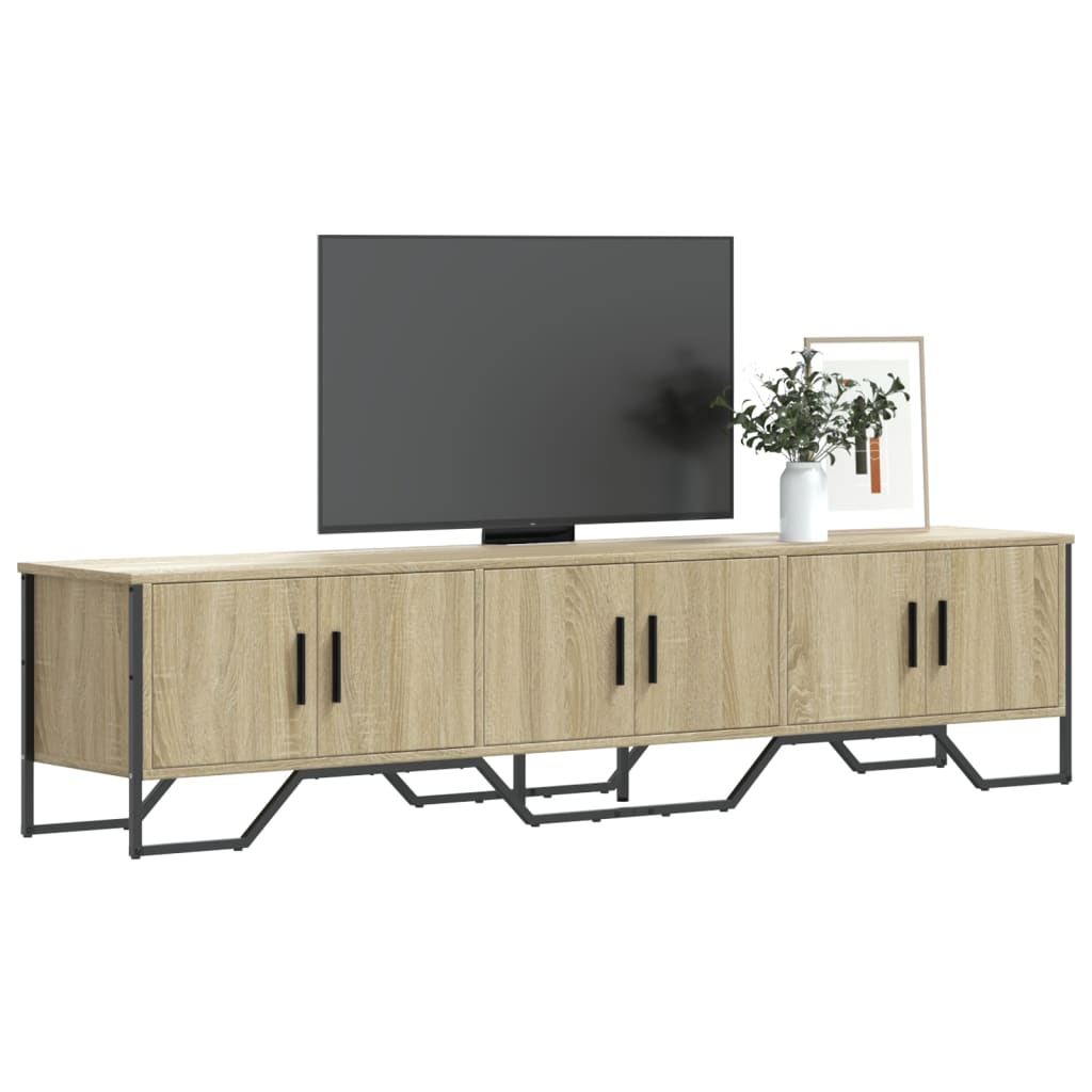 Sonoma oak TV cabinet 180x34x41 cm engineered wood