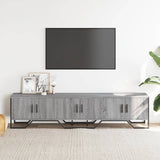 Meuble TV sonoma gris 180x34x41 cm bois d'ingénierie