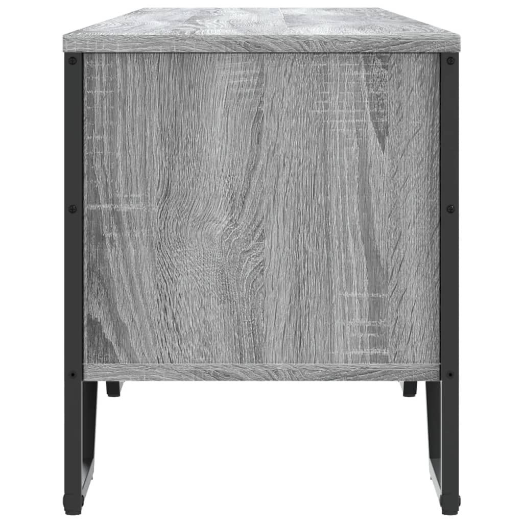 Meuble TV sonoma gris 180x34x41 cm bois d'ingénierie