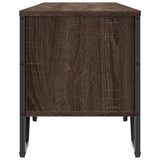 Meuble TV chêne marron 180x34x41 cm bois d'ingénierie