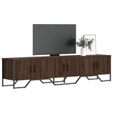 Meuble TV chêne marron 180x34x41 cm bois d'ingénierie