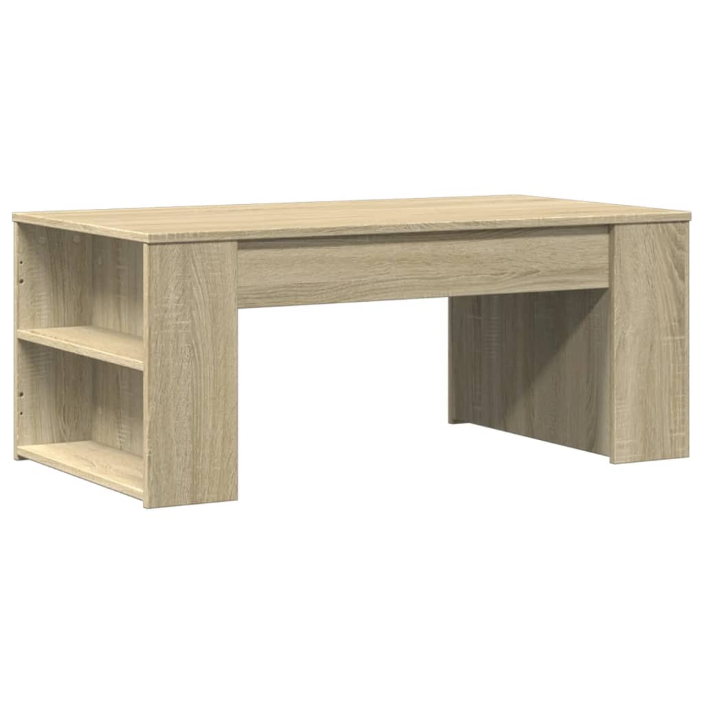 Couchtisch aus Sonoma-Eiche, 102 x 55 x 42 cm, Holzwerkstoff