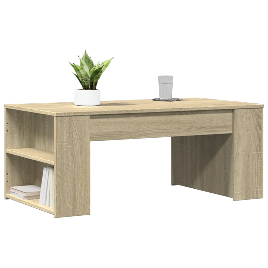 Sonoma oak coffee table 102x55x42 cm engineered wood