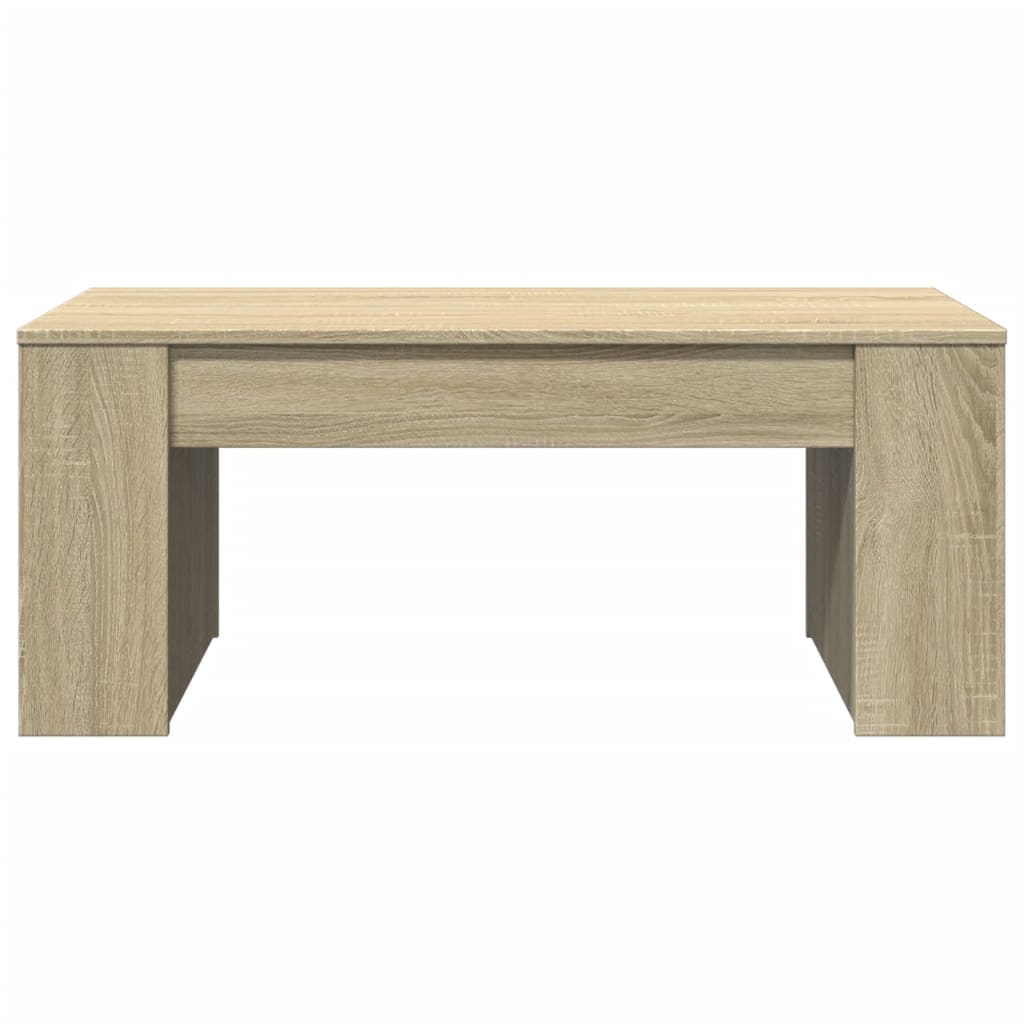 Sonoma oak coffee table 102x55x42 cm engineered wood