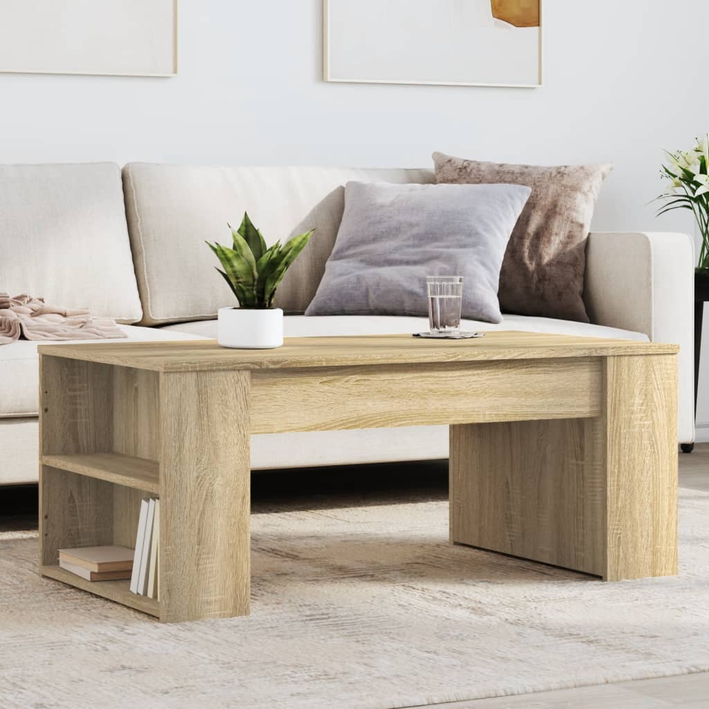 Couchtisch aus Sonoma-Eiche, 102 x 55 x 42 cm, Holzwerkstoff