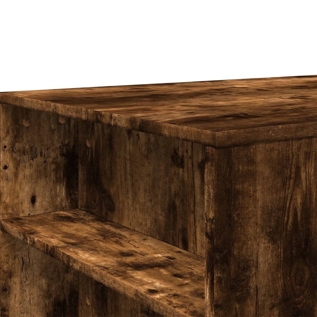 Couchtisch aus geräucherter Eiche, 102 x 55 x 42 cm, Holzwerkstoff