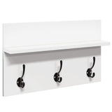 Ensemble de meubles de couloir 4 pcs blanc bois d'ingénierie