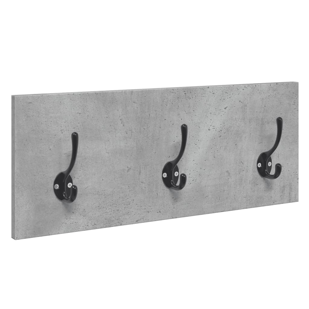 Ensemble de meubles de couloir 4 pcs gris béton bois ingénierie