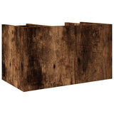 Schreibtisch-Organizer aus geräucherter Eiche, 44,5 x 24 x 25 cm, Holzwerkstoff