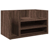 Desk Organizer Oak Brown Engineered Wood