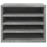 Concrete gray desk organizer 36x26x29.5 cm