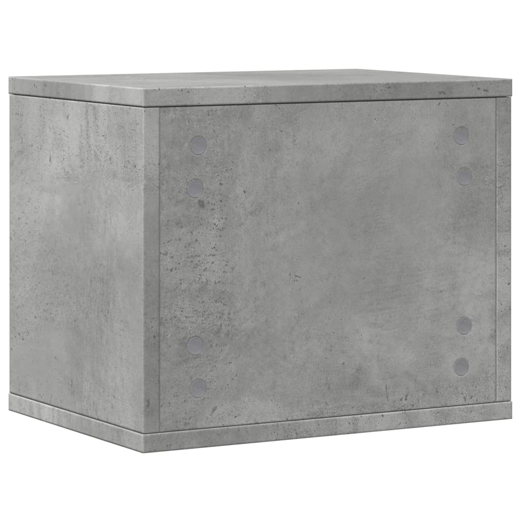 Concrete gray desk organizer 36x26x29.5 cm