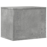 Concrete gray desk organizer 36x26x29.5 cm