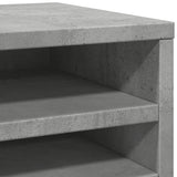 Concrete gray desk organizer 36x26x29.5 cm