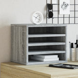 Sonoma Grey Desk Organizer 36x26x29.5 cm