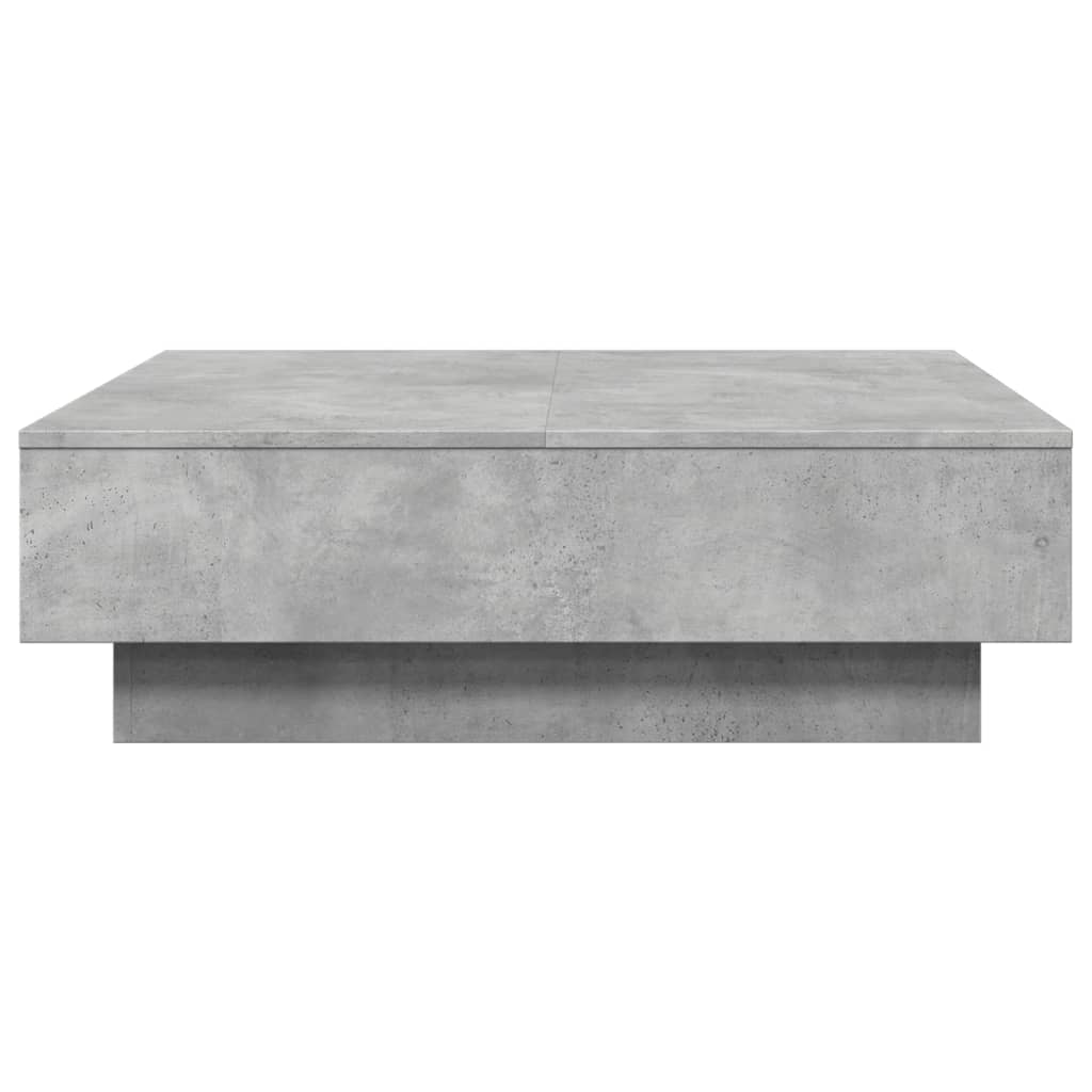 Couchtisch Betongrau 90x90x28 cm Spanplatte