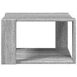 Table basse sonoma gris 51,5x51,5x30 cm bois d'ingénierie