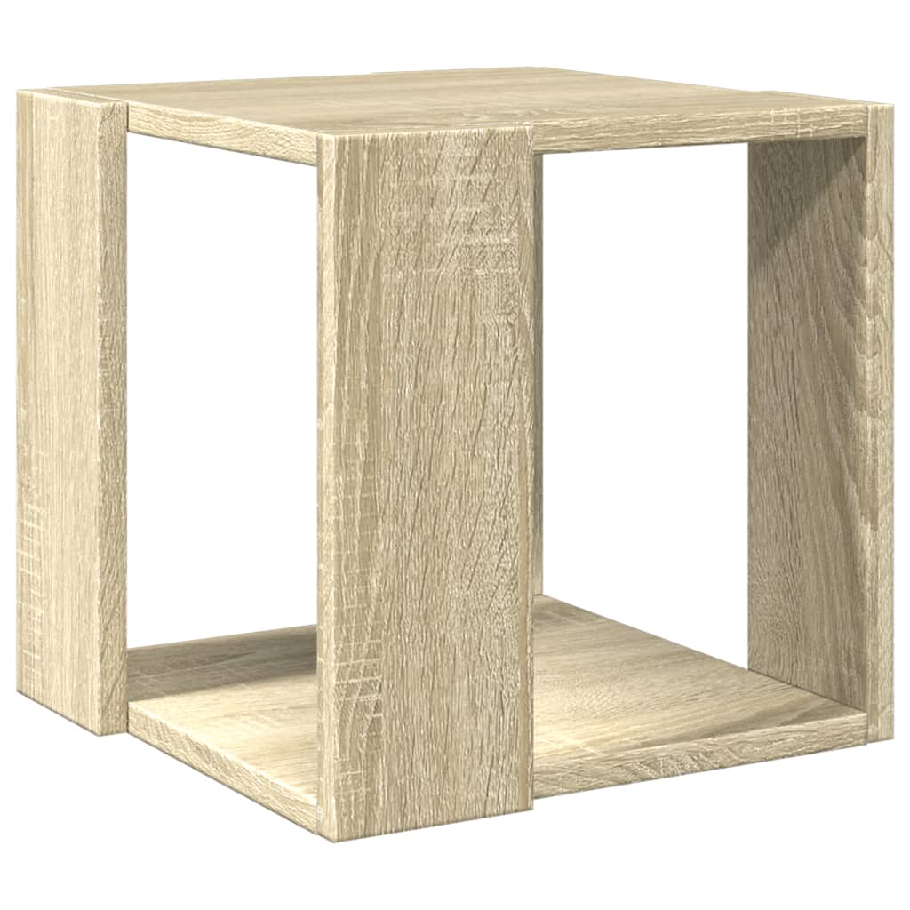 Table basse chêne sonoma 32x32x30 cm bois d'ingénierie