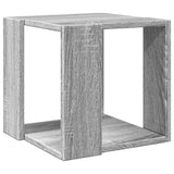 Table basse sonoma gris 32x32x30 cm bois d'ingénierie