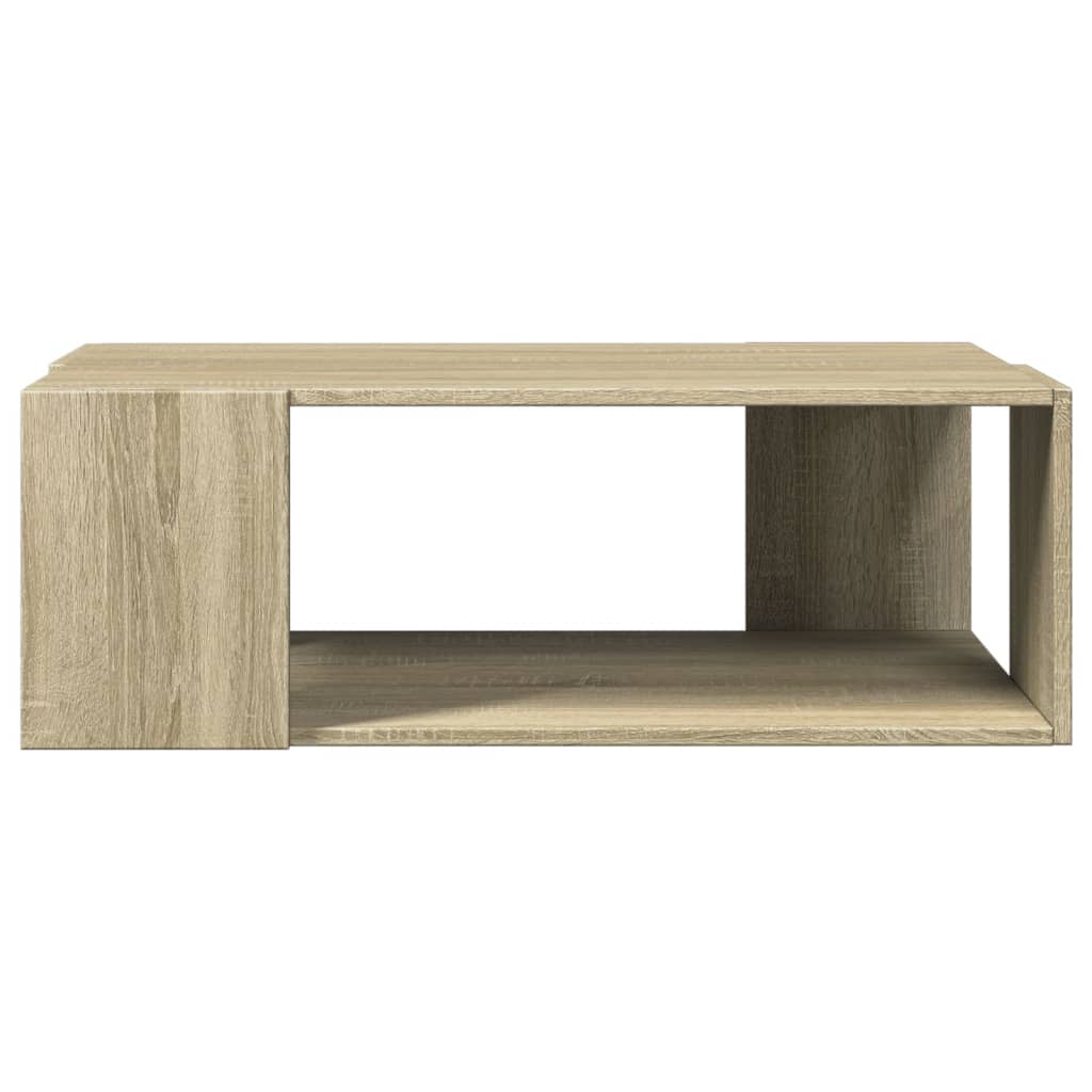 Table basse chêne sonoma 89,5x48x30 cm bois d'ingénierie