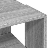 Table basse sonoma gris 89,5x48x30 cm bois d'ingénierie