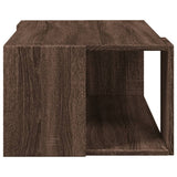 Table basse chêne marron 89,5x48x30 cm bois d'ingénierie