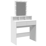 Dressing table with white LED 80x41x144.5 cm